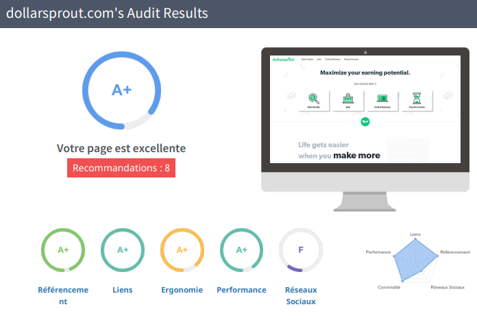 seo audit results